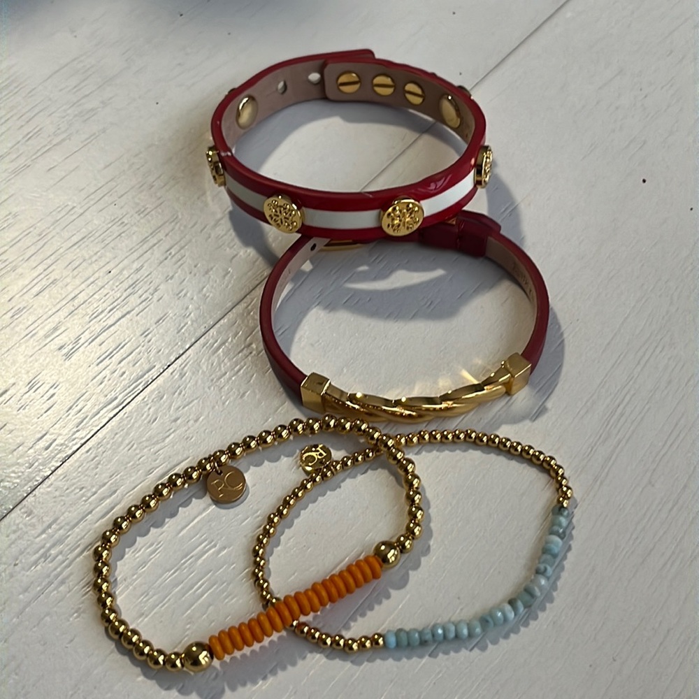 Rustic cuff bracelets bundle